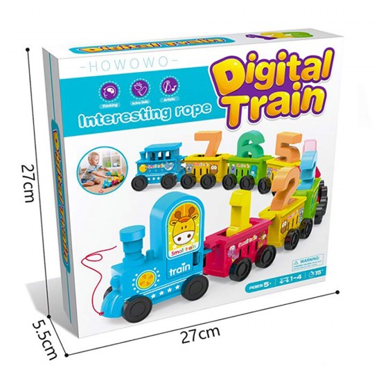 Tren de Madera con numeros