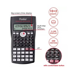 Calculadora FOSKA cientifica 240 funciones