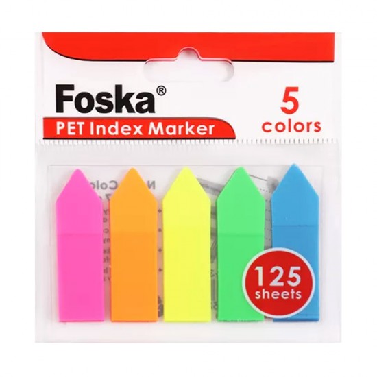 Set marcadores adhesivos FOSKA