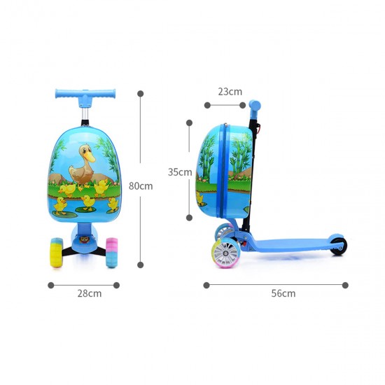 Monopatín Pleglable con Mochila