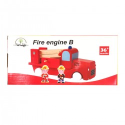 Camion de Bombero de Madera