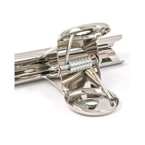 Aprieta papel Cromado 75mm FOSKA