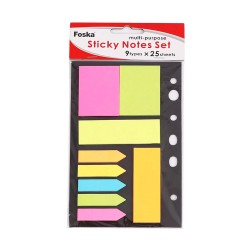 Notas adhesivas varias set FOSKA