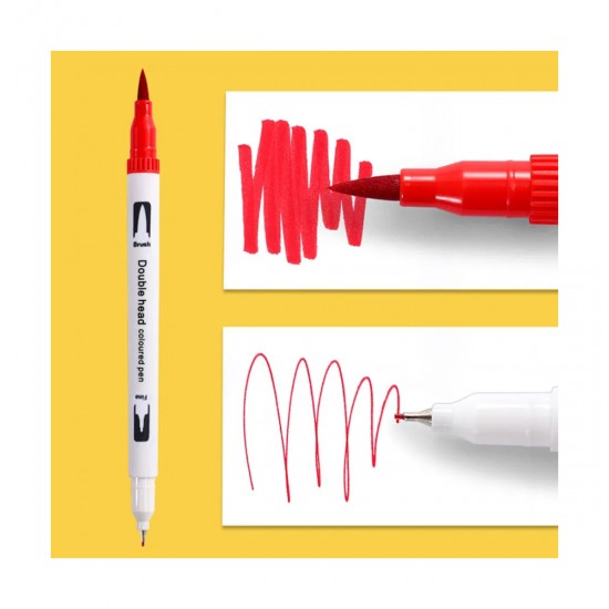 Set 12 Marcadores Doble punta FOSKA