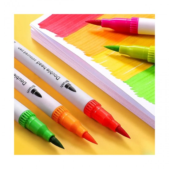 Set 12 Marcadores Doble punta FOSKA