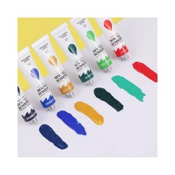 Tempera pomos x12 colores FOSKA