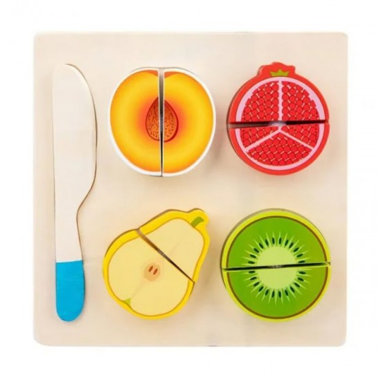 Panel Madera Frutas