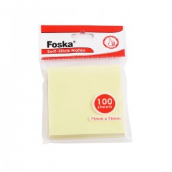 Notas adhesivas 75 x 75mm FOSKA