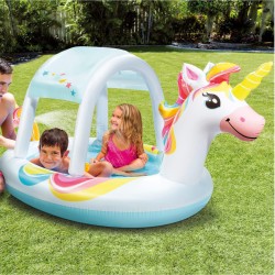Piscina Unicornio con Toldo INTEX