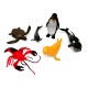 Animales marinos 15cm. aprox