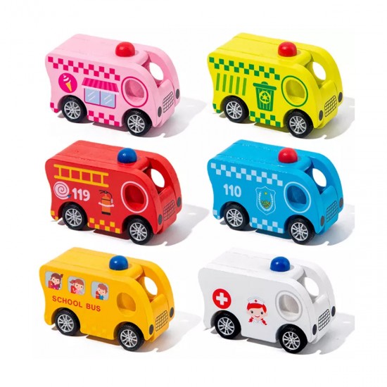 Vehiculos Mini de Madera