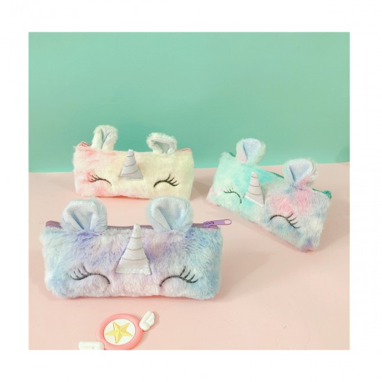 Cartuchera Peluche Unicornio