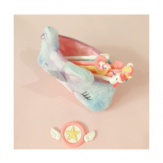 Cartuchera Peluche Unicornio