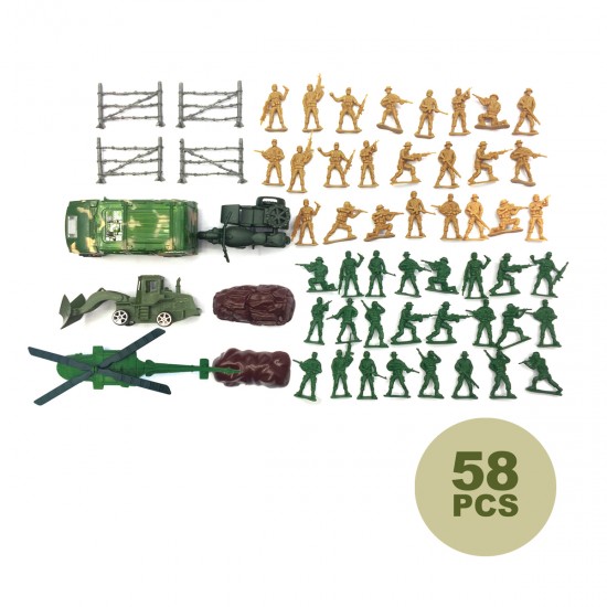 Set soldados 57pzas.