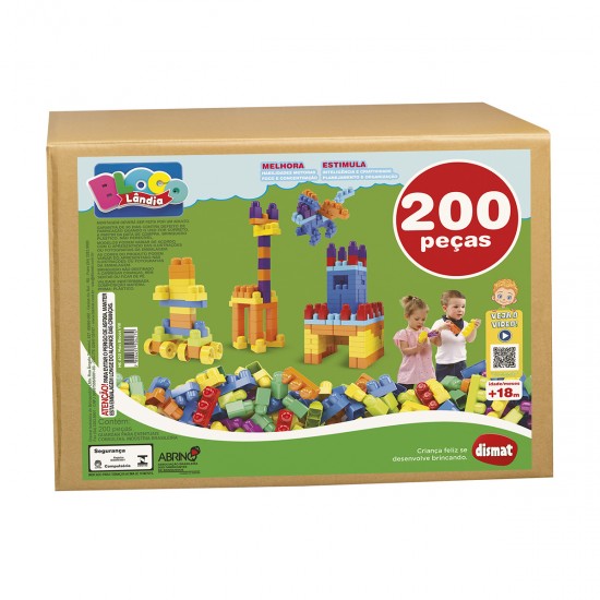 Caja de bloques 200 piezas DISMAT