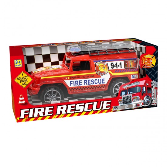 Ambulancia y Bombero