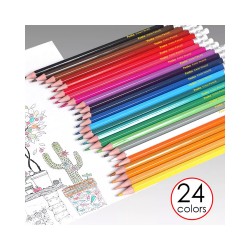 Lapices de colores Borrables x24 FOSKA