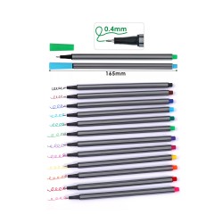 Marcadores Fineliner x12 FOSKA