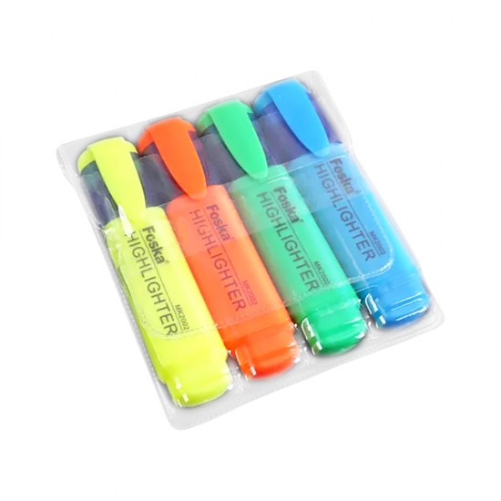 Set de resaltadores x4 FOSKA