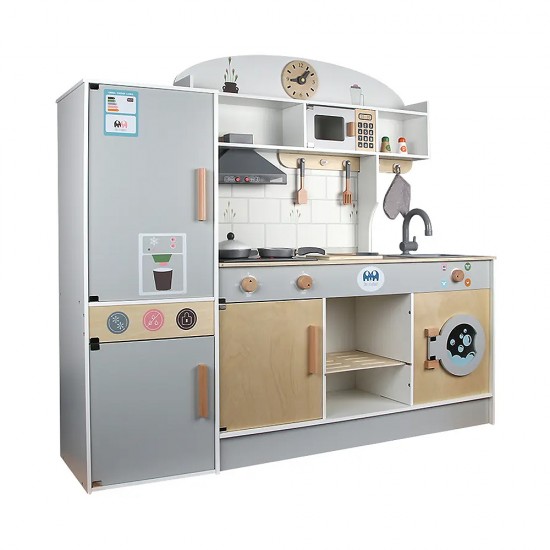 Cocina madera beige