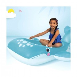 Colchoneta Ballena celeste INTEX