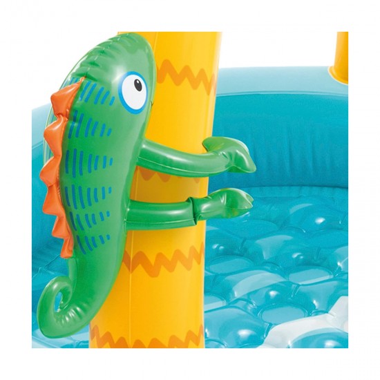 Piscina Tropical con animales INTEX