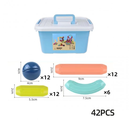 Juego de bloques Magnetico 42 piezas