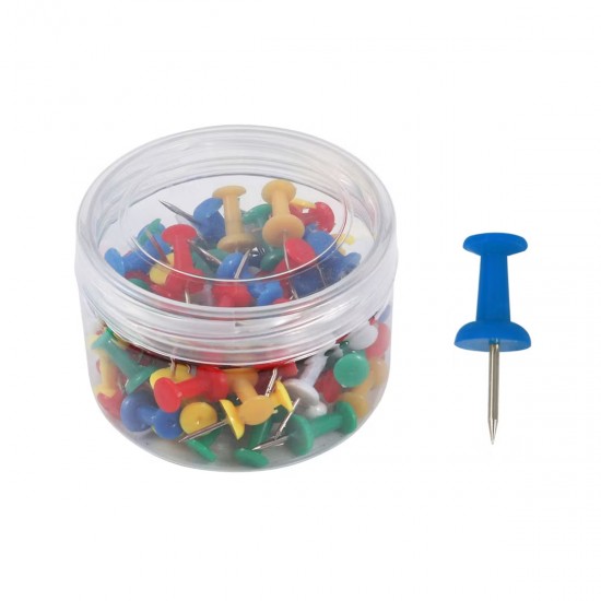 Alfileres de Colores p/corcho 25mm 60 piezas