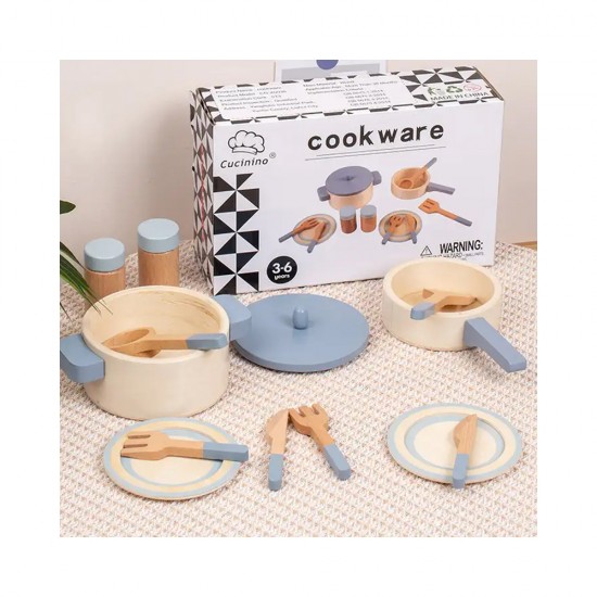 Juego de Ollas Madera