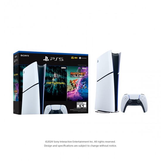 PS5 Digital Slim + Ratchet and Clark + Returnal