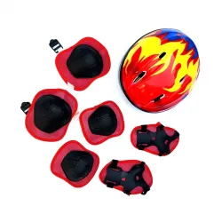 Casco y Rodilleras para patín