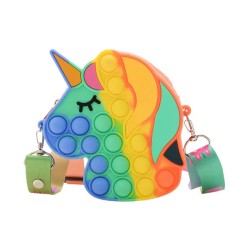 Cartera POP IT Unicornio