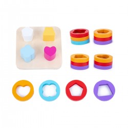 Juguete didáctico con formas geométricas
