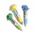 Lapicera 4 colores Dino