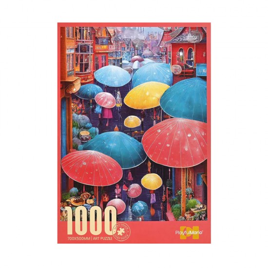 Puzzle paseo sombrillas 1000 piezas