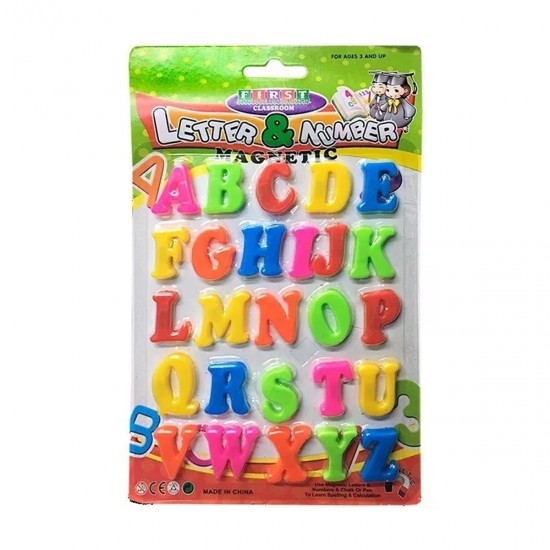 Letras y números magnéticos