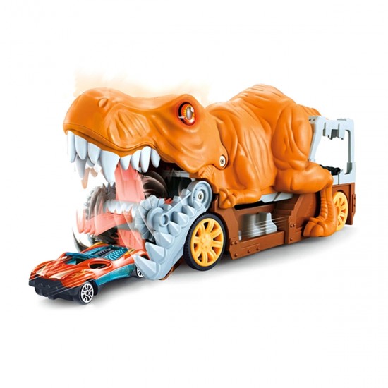 Lanzador de autos dinosaurio