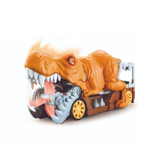 Lanzador de autos dinosaurio