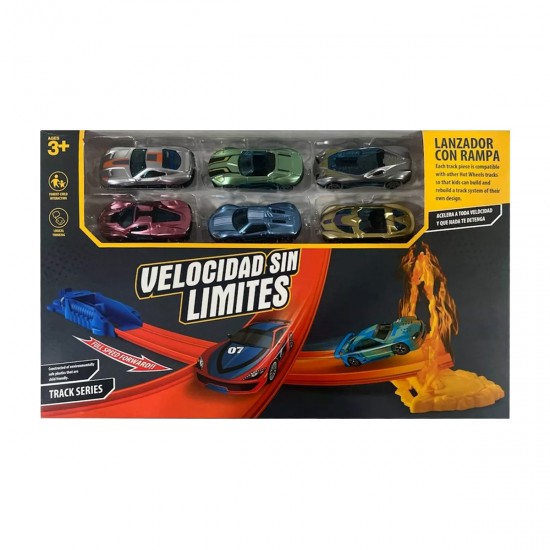 Lanzador con 5 autos