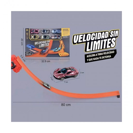 Lanzador con 5 autos