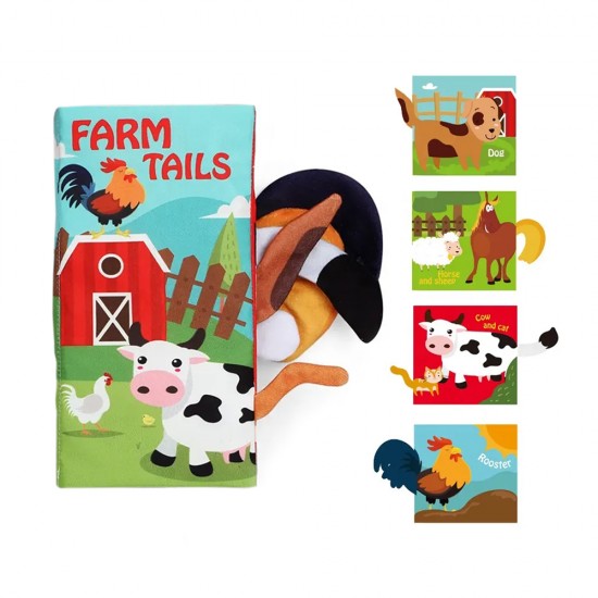 Libro de tela con colas