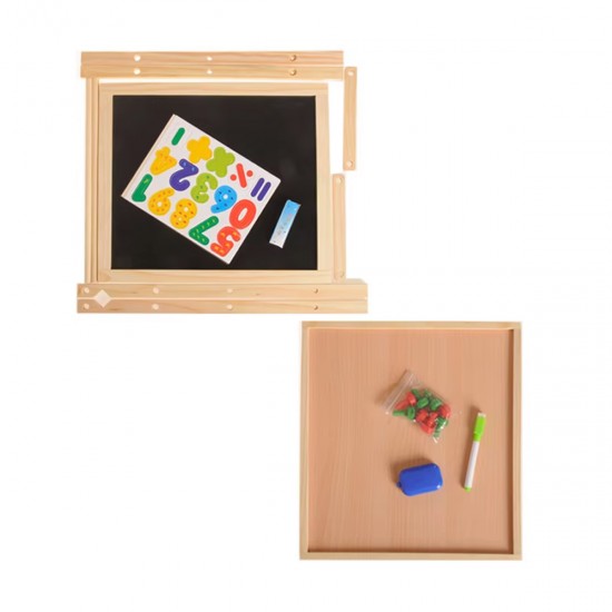 Pizzarón doble de madera