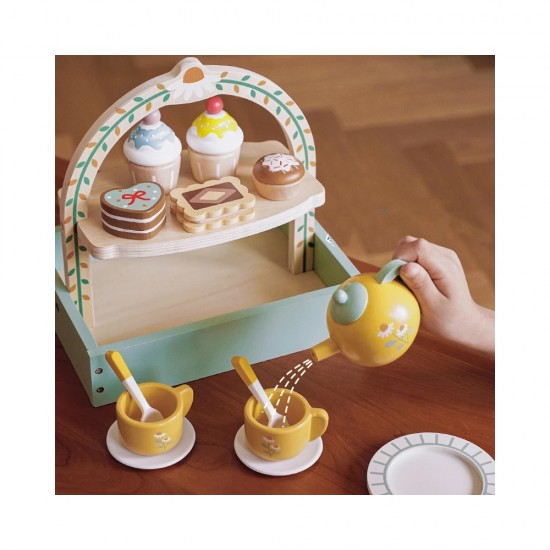 Juego de té 2 niveles