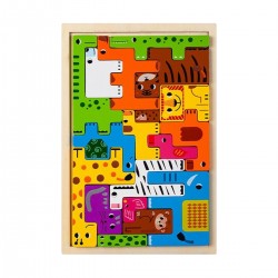 Puzzle tetris figuras surtidas