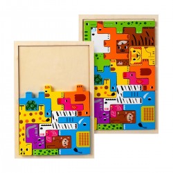 Puzzle tetris figuras surtidas