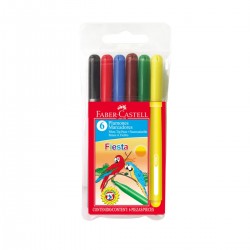 Marcador FABER Fiesta x 6