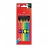 Lápices de colores x12 FABER Neón