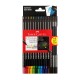 Set lápices Super Soft 12 + 2 grafitos FABER