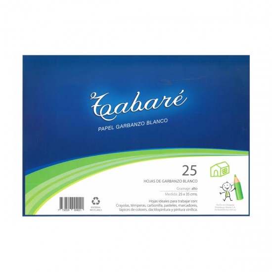 Hojas Garbanzo blanco pte.25hs 100gs TABARÉ