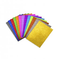 Pack Goma eva OMEGA brillantina